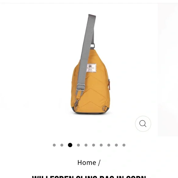 WILLESDEN SLING BAG IN CORN - Picture 3 of 5